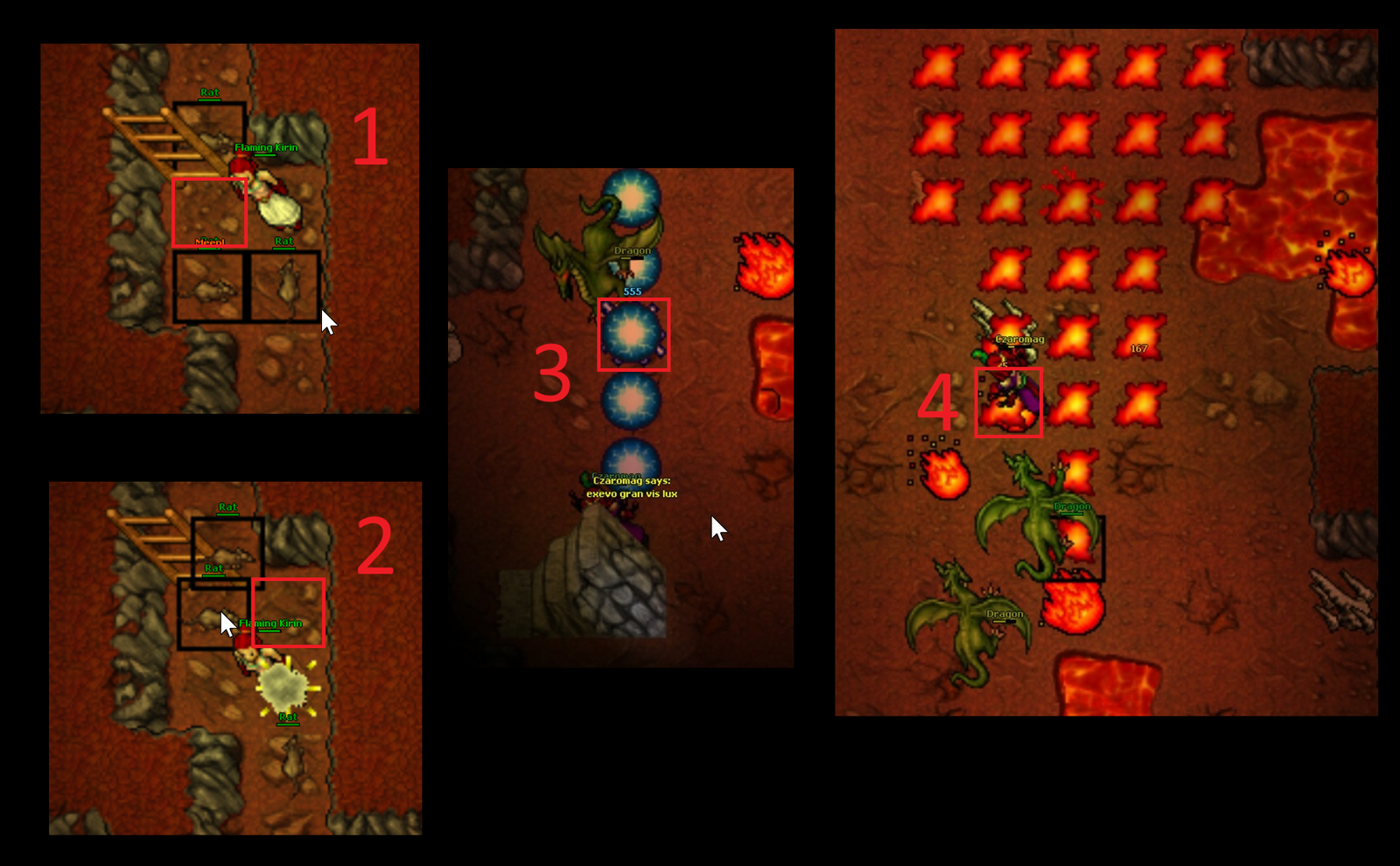 Tibia square/tile guide
